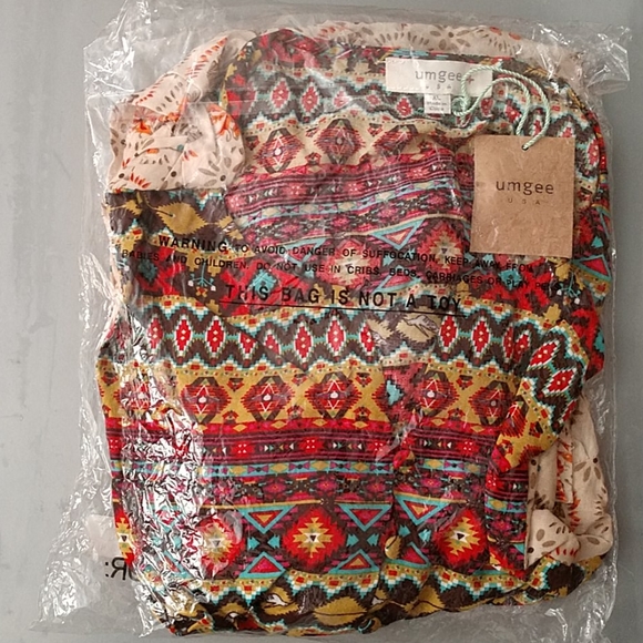 Umgee Boho Aztec Tunic/ Babydoll Dress NWT - Picture 8 of 11